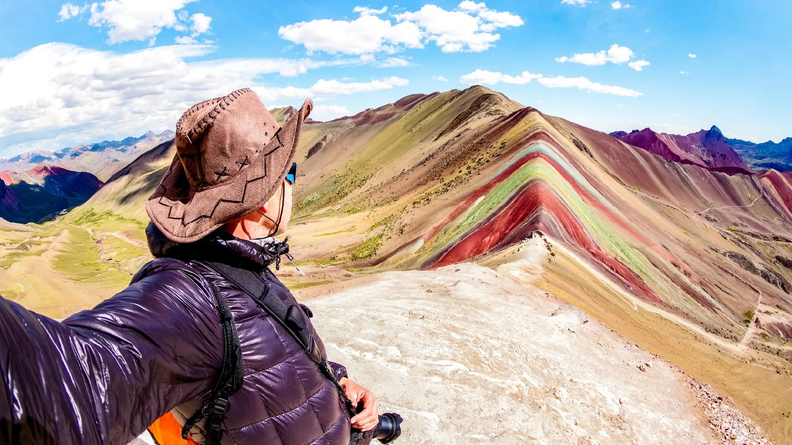 The striped slopes of Vinicunca