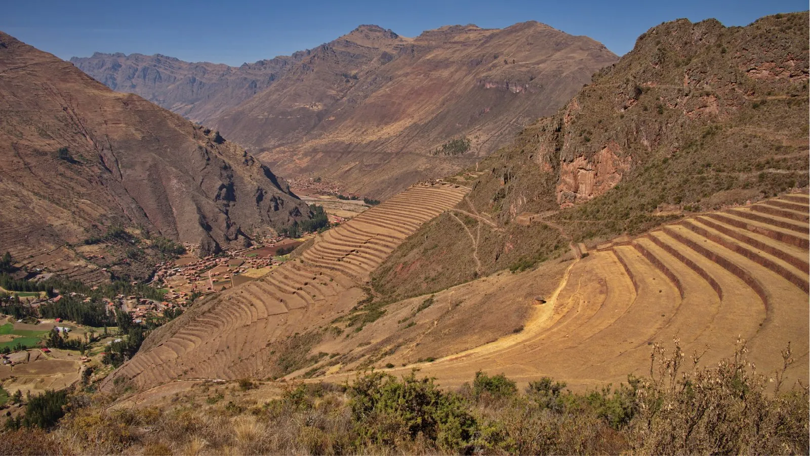 The Sacred Valley from the terraces of Pisac