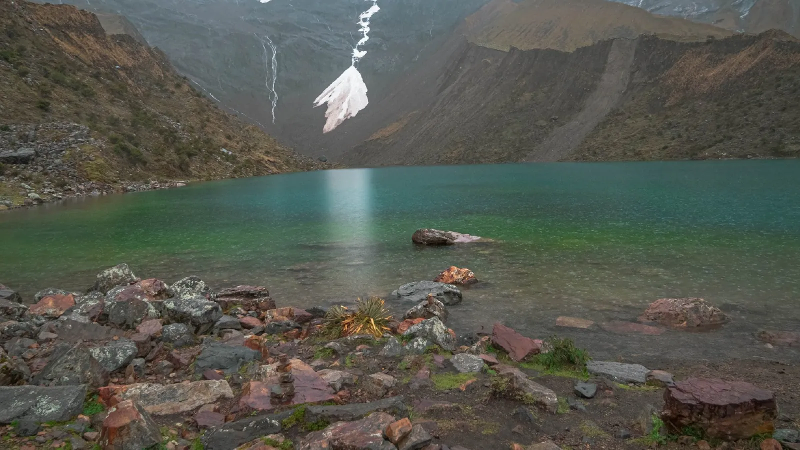 The glacier above the Salkantay pass